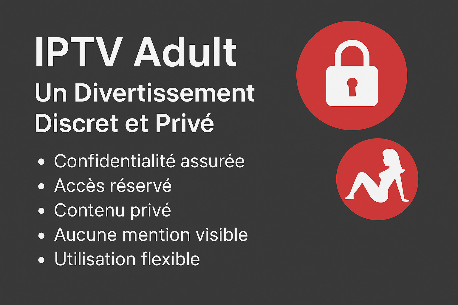 L’IPTV Adult vous permet de profiter d’un large choix de chaînes et de contenus réservés aux adultes tout en conservant une totale discrétion. Conçu pour répondre aux besoins des utilisateurs recherchant à la fois variété et confidentialité, ce service intègre des options de sécurité et de contrôle parental afin que chacun puisse utiliser son abonnement en toute sérénité